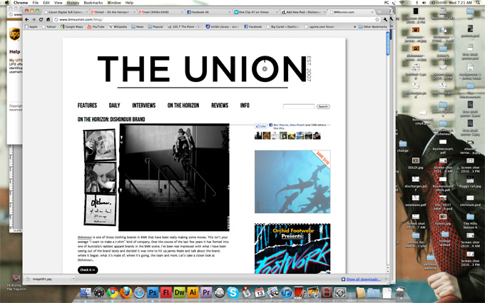 Dishonour Interview on BMX Union